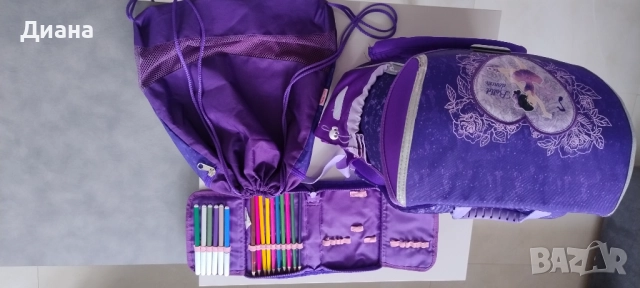 Комплект ученическа раница BELMIL Dancing с несесер и торба за спорт, снимка 10 - Раници - 51499646
