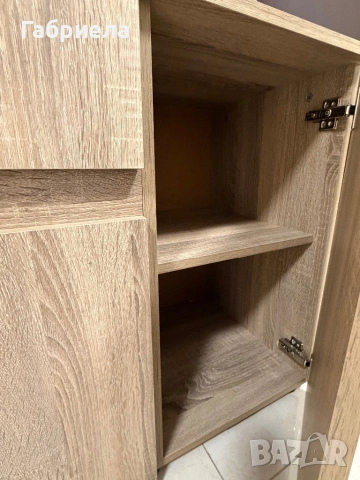 Скрин - шкаф за тв дъб сонома , снимка 5 - Скринове - 53436116