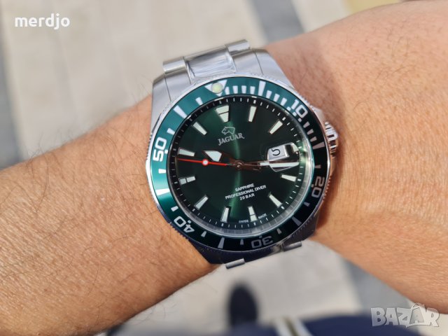 JAGUAR 44mm. Professional Diver 200m. HULK, снимка 5 - Мъжки - 44137829