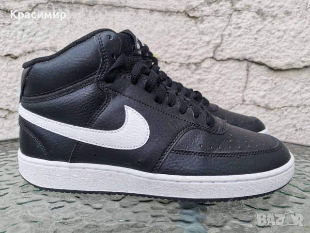 Кецове Nike Court Vision Mid, снимка 2 - Кецове - 51883543