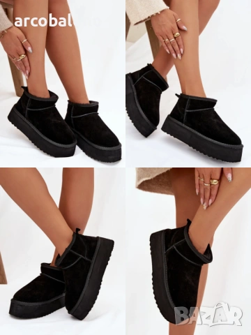 Дамски зимни боти от естествен велур Mairene, 3цвята , снимка 12 - Дамски боти - 53062957