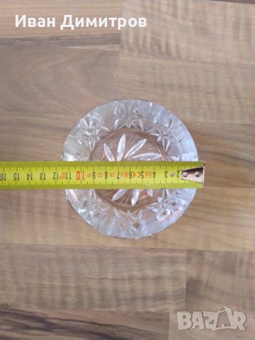Кристална купа, пепелник/Crystal bowl, ashtray, снимка 8 - Антикварни и старинни предмети - 36726732