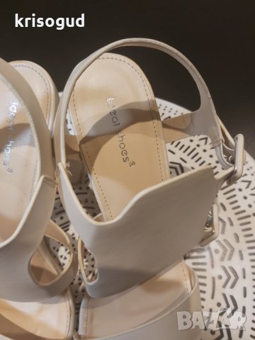 Елегантни дамски токчета сандали Ideal Shoes, 40 номер, НОВИ, снимка 3 - Дамски обувки на ток - 35231216