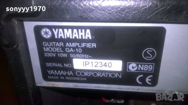 YAMAHA G-10 GUITAR AMPLIFIER-25Х25Х116СМ, снимка 16 - Ресийвъри, усилватели, смесителни пултове - 27492743