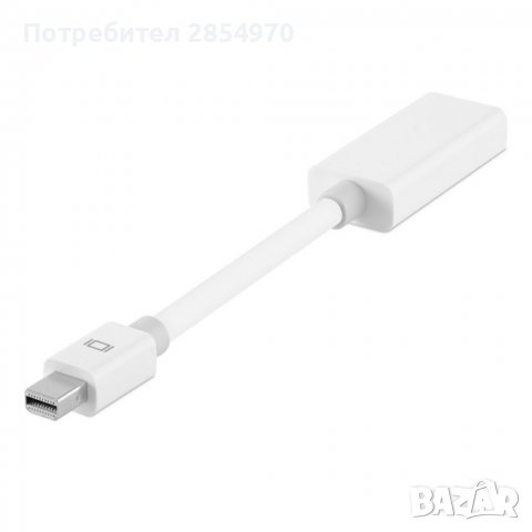 Belkin 4K Mini DisplayPort към HDMI адаптер, снимка 1 - Аксесоари за Apple - 37542590