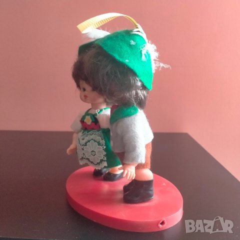 Колекционерска кукла народна носия ретро Италия Italy 13 см, снимка 8 - Колекции - 44121039
