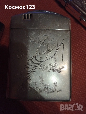 Стари табакери със запалки, снимка 7 - Колекции - 53154604