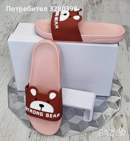 Дамски чехли с гъвкава и удобна подметка, снимка 3 - Чехли - 37450648