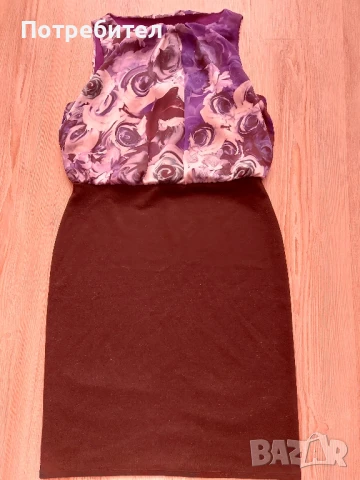 Официална рокля без ръкави М-L, снимка 1