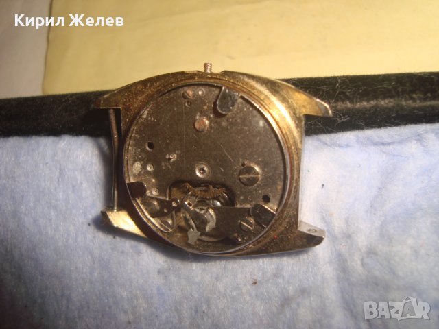 RUHLA LOLA MADE in DDR Стар НЕМСКИ ПОЗЛАТЕН Мех. РЯДЪК МОДЕЛ КОЛЕКЦИОНЕРСКИ ЧАСОВНИК РУХЛА ГДР 17355, снимка 6 - Антикварни и старинни предмети - 37372513