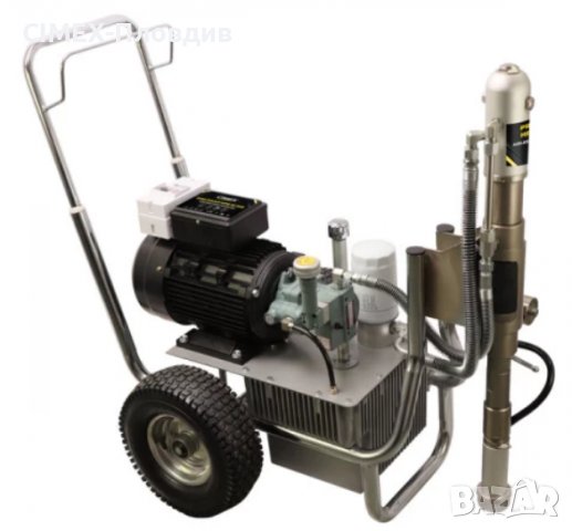 Машина за нанасяне на шпакловка и безвъздушно боядисване CIMEX HPS 12.220