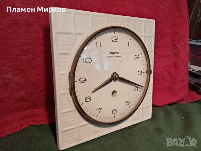 Германски стенен часовник Dugena, снимка 3 - Стенни часовници - 52129660
