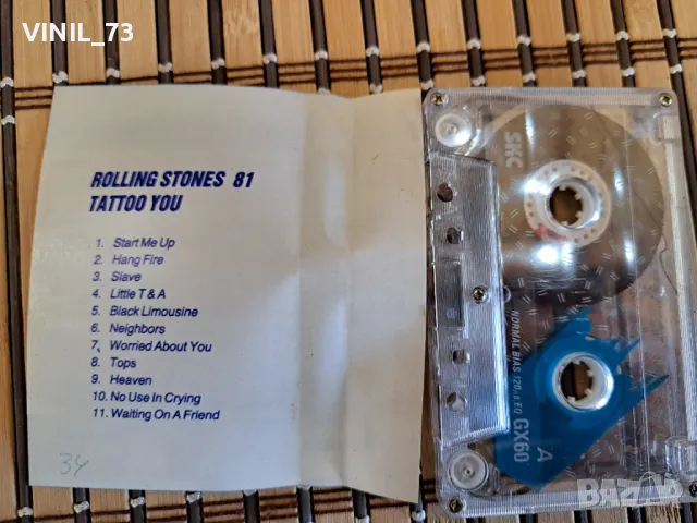 Rolling Stones – Tattoo You, снимка 3 - Аудио касети - 48782832