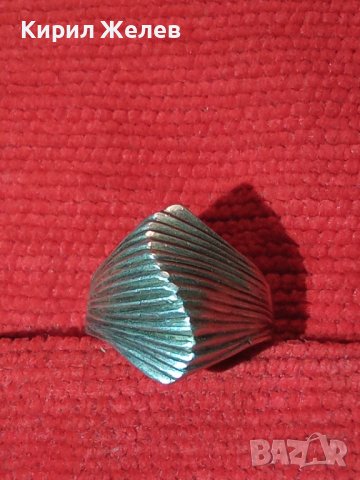 СТАР СРЕБЪРЕН РЕЛЕФЕН АРТ ДЕКО ПРЪСТЕН ОКСИДИРАНО СРЕБРО 925 МАЙСТОРСКИ ВИНТИДЖ КЛАСИКА МОДЕЛ 25797 , снимка 14 - Пръстени - 35747939