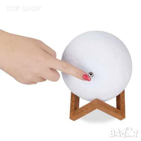 Лунна лампа 3D LED, снимка 7 - Декорация за дома - 48831735