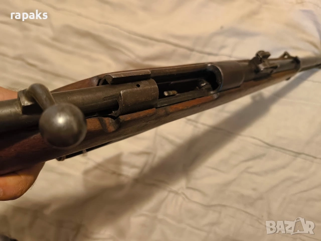 Карабина Манлихера/Манлихер пушка.Обезопасено оръжие Каркано , снимка 4 - Антикварни и старинни предмети - 53608909