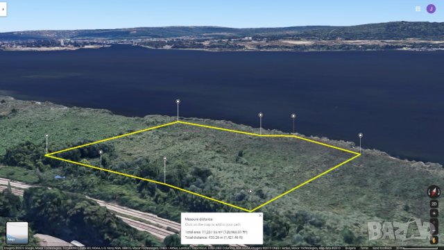 Продавам голям парцел първа линия на Варненско езеро проект пристанище Варна Западна промишлена зона, снимка 5 - Парцели - 26632037