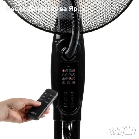 Вентилатор с водна мъгла 16'', 75W, LED, дист. упр-е, снимка 5 - Вентилатори - 50554433