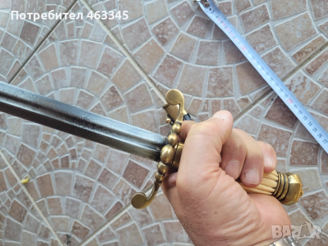 Нож, кама, кинжал, кортик. Британски морски кортик, снимка 11 - Антикварни и старинни предмети - 51444797