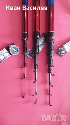 Разпродавам!100% маркови карбонови болонезе въдици 4м.5м.6м.само 30лв бр., снимка 4 - Въдици - 32628905