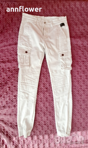 Бял панталон тип карго Project X Paris , снимка 8 - Панталони - 44911833