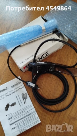 Keyence GT2-72P Amplifier & Keyence GT2-P12 Contact Sensor, снимка 3 - Други машини и части - 51218130