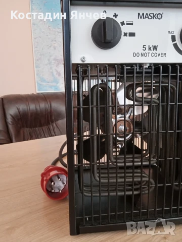 Електрически 5kw строителен отоплител , снимка 3 - Други инструменти - 51344334