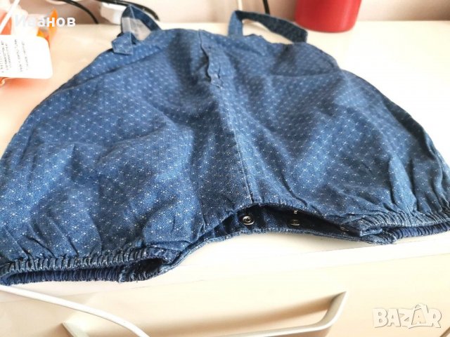 Дънков гащеризон за момиченце , снимка 6 - Бебешки гащеризони - 28702409