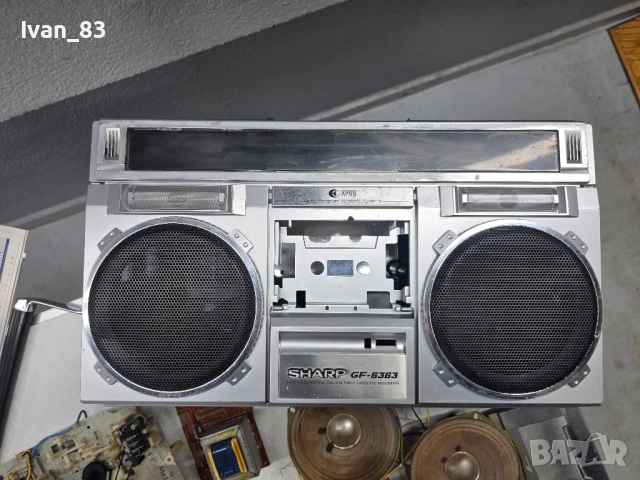 Радиокасетофон Sharp gf 6363 на части. , снимка 7 - Радиокасетофони, транзистори - 52393023