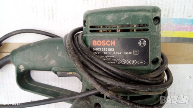 Ротационен виброшлайф BOSCH  190W, снимка 3 - Други - 32798419