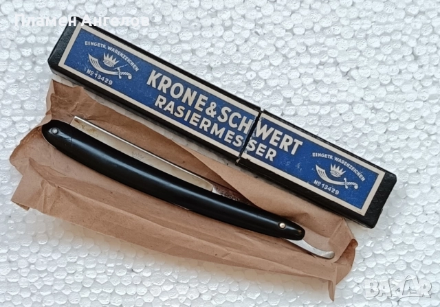 Стар бръснач KRONE & SCHWERT-Solingen, снимка 1