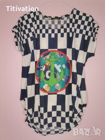 Шахматна тениска, снимка 2 - Тениски - 26701558