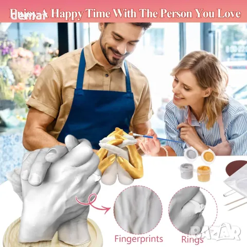 Комплект за отливане на ръце, комплект форми за държане на ръка за възрастни и деца, снимка 8 - Други стоки за дома - 49517064