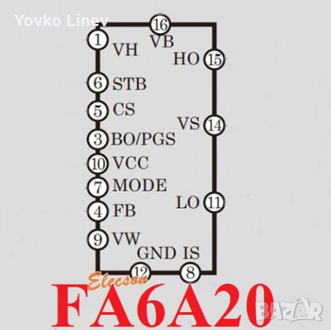 FA6A20 - SOP16 - НОВИ - 2 БРОЯ , снимка 3 - Друга електроника - 35241604
