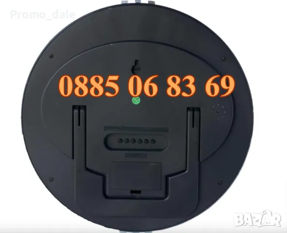 Голям настолен часовник KD-3806N, стенен часовник с термометър и календар, снимка 4 - Стенни часовници - 47517318