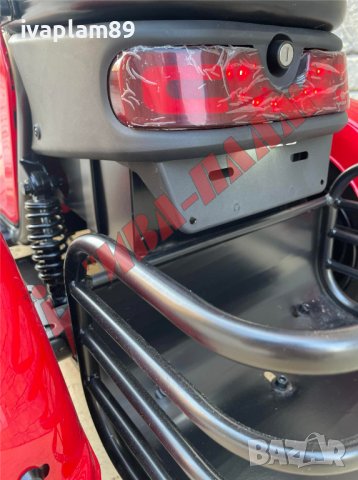 Електрическа Триместна триколка 750W, 60V, 23A +Задно задвижване чрез диференциал, снимка 12 - Мотоциклети и мототехника - 37152184