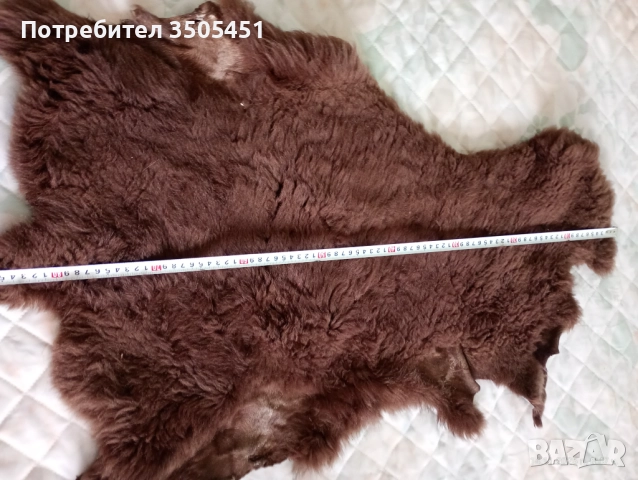 Обработени агнешки кожи, снимка 2 - Декорация за дома - 52409415