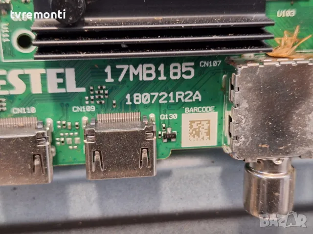 MAIN BOARD ,17MB185 for JVC LT-55VAQ3200 55inc DISPLAY VES550QNDB-N2-N43, снимка 2 - Части и Платки - 49421086