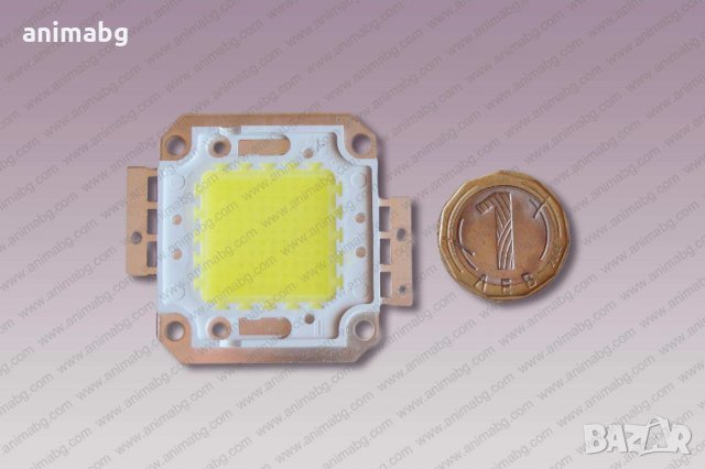 ANIMABG Студено бял светодиод 100W, снимка 3 - Друга електроника - 35550886