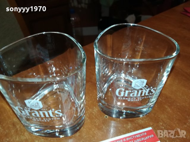 GRANTS 2 ЧАШИ ЗА УИСКИ 2911210949, снимка 7 - Антикварни и старинни предмети - 34961563