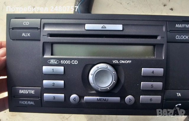 Касетофон +CD ФОРД ТРАНЗИТ, снимка 3 - Радиокасетофони, транзистори - 52973490