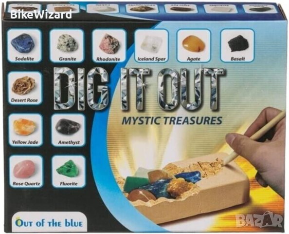 Dig it out Mystic Treasure блокче/игра за разкопаване на камъчета НОВО, снимка 4 - Образователни игри - 38496992