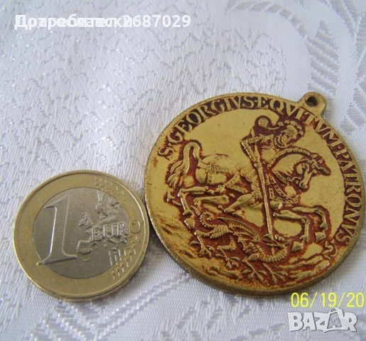  икона, св Кристофър, Св.Богородица, Св. Мина, Свети Георги - интарзия, Свети Никола с обков, икони, снимка 16 - Антикварни и старинни предмети - 28873020