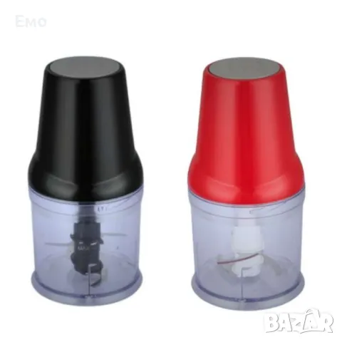 Чопър - RP51111C, 400W, 0.5 литра.  4 остриета, черен, червен - RP51111C , снимка 2 - Чопъри и пасатори - 48523883