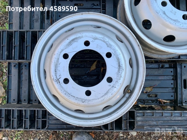 Оригинални железни джанти 15цола 6x170 за ДВОЙНА ГУМА Nissan Cabstar NT400(2014-2023),Renault Maxity, снимка 4 - Гуми и джанти - 51809962