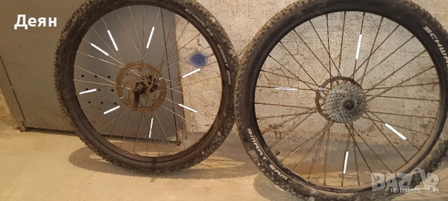 Капли с гуми и венец касета 27.5 цола