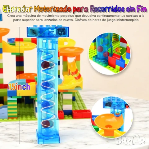 Конструктор Път с топчета - 399 части, снимка 7 - Конструктори - 53568247