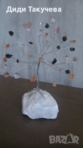 Дърво на живота, късмета, любовта от естествени камъни. Фън Шуй. , снимка 14 - Декорация за дома - 16388161
