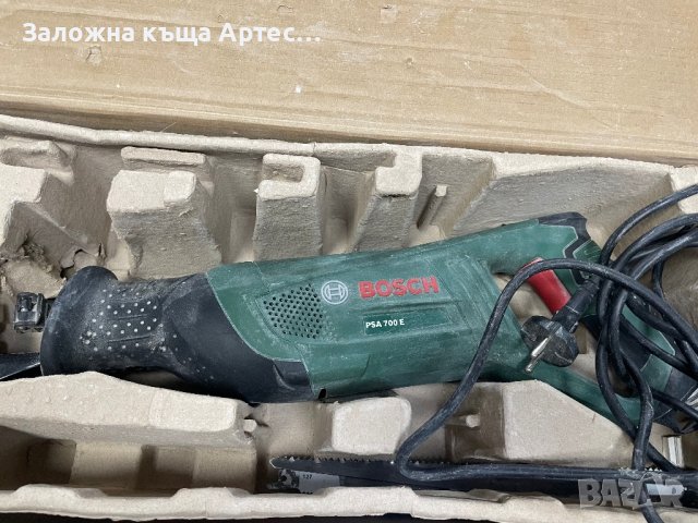 Саблен трион Bosch Psa 700E, снимка 1 - Градинска техника - 43947181