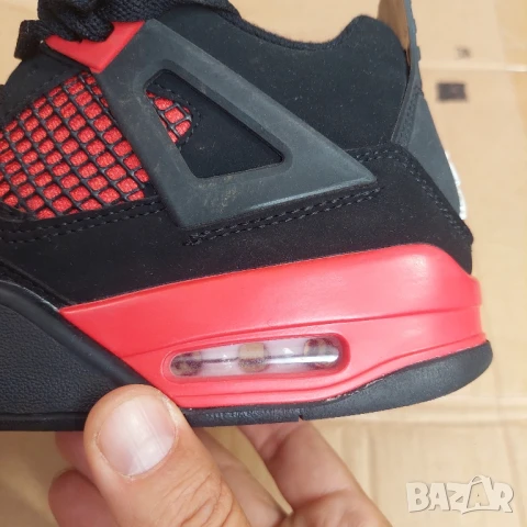 Air Jordan 4 Retro 'Red Thunder' номер 39 оригинални маратонки /кецове , снимка 13 - Маратонки - 50631902